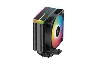 DeepCool охладител CPU Cooler AG400 Black - Addressable RGB V2 - LGA1851/AM5