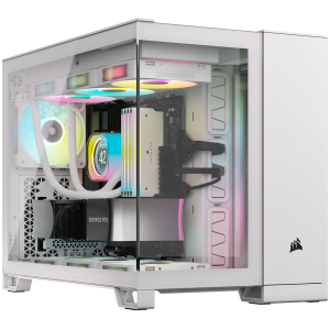 Corsair 2500X Tempered Glass mATX Mid-Tower, White