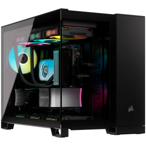 Corsair 2500X Tempered Glass mATX Mid-Tower, Black