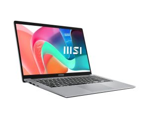 Лаптоп MSI Modern 15 F1MG, Intel Core 7 processor 150U (10C/12T, up to 5.40 GHz, 12 MB), 15.6" FHD (1920x1080), IPS-Level, Intel Graphics 96EU 1.3 GHz, 16GB DDR4 2x8 3200MHz, 512GB PCIe Gen4x4 SSD, Intel WiFi 6E, BT v5.3, Backlit KBD White, Urban Silver, 