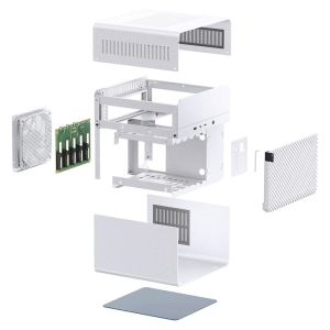 Case Jonsbo N2, Mini-ITX, White