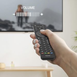 Hama Universal TV Remote Control, Infra-red, for 8 Devices, Teachable, App Butto