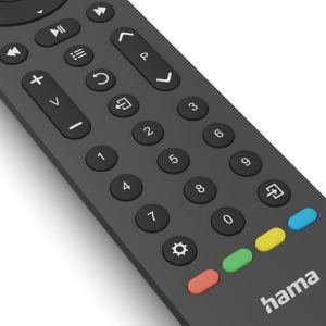 Hama Universal TV Remote Control, Infra-red, for 8 Devices, Teachable, App Butto