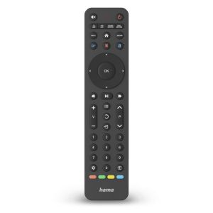 Hama Universal TV Remote Control, Infra-red, for 8 Devices, Teachable, App Butto