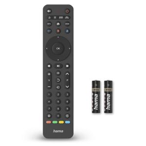 Hama Universal TV Remote Control, Infra-red, for 8 Devices, Teachable, App Butto