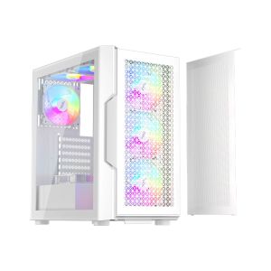 1stPlayer Case ATX - TRILOBITE T7 White - 4 fans included