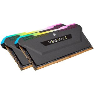 Corsair DDR4, 3600MHz 32GB 2x16GB DIMM, fără tampon, 18-22-22-42, XMP 2.0, difuzor de căldură VENGEANCE RGB PRO SL negru, LED RGB, 1,35 V, pentru AMD Ryzen și Intel, EAN:0840006632