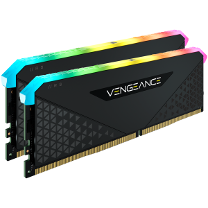 Corsair DDR4, 3600MHz 32GB 2x16GB DIMM, fără tampon, 18-22-22-42, XMP 2.0, difuzor de căldură VENGEANCE RGB RS, LED RGB, 1,35 V, pentru AMD Ryzen și Intel XMP, EAN:0840020164