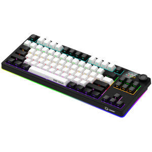 LORGAR KBP70TKLW, Wireless TKL Mechanical Gaming Keyboard Pro, Black/red, EN layout