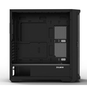 Case ZALMAN Z10 PLUS, Tempered Glass, RGB Mid-Tower, Black
