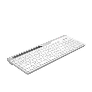 Wireless Keyboard A4TECH FBK25, Bluetooth & 2.4G, White, Smartphone Cradle