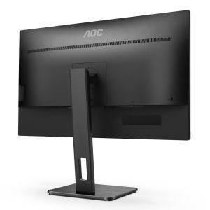 Monitor AOC Q27P2Q, 27" IPS WLED, 2560x1440@75Hz, 4ms GtG, 300cd m2, 1000:1, DCR 50M:1, FlickerFree, Low Blue Light, 2Wx2, Tilt, Height Adjust, Pivot, Swivel, D-SUB, HDMI , DP, USB hub