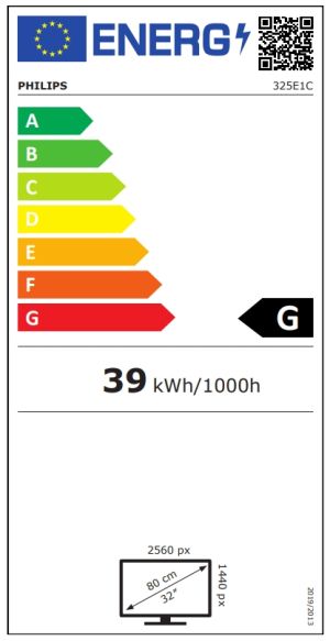 Монитор Philips 325E1C/00, 31.5", Curved 1500R, VA, WLED, 2560x1440@75Hz, 4ms GTG, 250cd/m2, 3000:1, Mega Infinity DCR, FreeSync/Adaptive Sync, FlickerFree, Low Blue Mode, Tilt, D-SUB, HDMI, DP