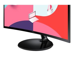 Monitor Samsung 24C364 24" curbat, LED IPS, 75 Hz, 4ms, 1920x1080, 250cd/m2, D-Sub, HDMI, negru