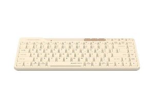 A4tech FBK26C AS Cafe Latte Fstyler безжичнa мини тиха клавиатура, Multi-mode, кирилизирана