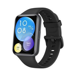 Часовник Huawei Watch Fit 2, Midnight Black, Yoda-B19S, 1.74" AMOLED 336x480. BT 5.2, Silicone Strap