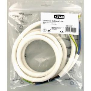 Cablu Xavax pentru aragaz electric, 2,5 m, alb