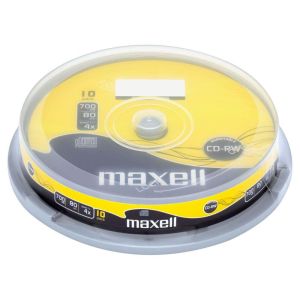 CD-RW80 MAXELL, 700MB, 52x, 10 buc