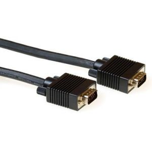 Cablu ACT AK4273, VGA tată - VGA tată, 15 pini, 20 m, negru, în vrac