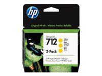 Consumable HP 712 Yellow Ink Cartridge 3-Pack