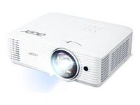 Proiector multimedia Acer Projector H6518STi, DLP, Short Throw, 1080p (1920x1080), 3.500 ANSI Lumeni, 10000:1, 3D Ready, Dongle wireless inclus, 2xHDMI, VGA in, Audio In/out, DC Out (5V/1A, Tip USB A), RS232, difuzor 3W, alb