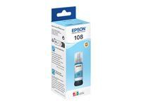 Sticla de cerneală cian deschis EPSON 108 EcoTank