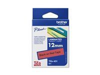 BROTHER P-Touch TZE-431 black on red 12mm