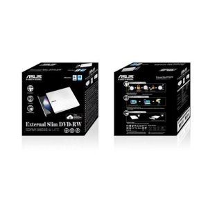 Gravator DVD extern USB ASUS SDRW-08D2S-U LITE, USB 2.0, alb