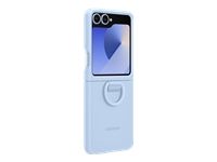 Case Samsung Galaxy Flip6 Silicone Case with Ring Blue