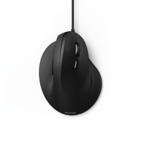 Hama Vertical, Ergonomic "EMC-500" cabled mouse, 6 Buttons, black