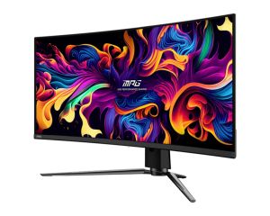 Монитор MSI MPG 341CQPX QD-OLED, 34.18", 0.03ms, 240Hz, 3440x1440(UWQHD), 21:9, CURVE 1800R, AR, FreeSync Premium Pro, CLEARMR 13000, HDR True Black 400, 1000 nits, 3000:1, DCR 150M:1, DP(1.4a), 2xHDMI 2.1, TypeC DP w/PD(98W), USB hub, Heigh Adj., Black, 