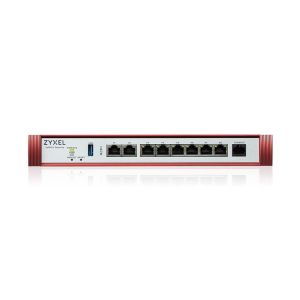 Защитна стена Zyxel USG FLEX 200 H, User-definable ports with 2*2.5G & 6*1G, 1*USB with 1 YR Gold Security Pack