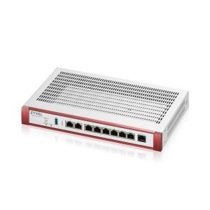 Защитна стена Zyxel USG FLEX 200 H, User-definable ports with 2*2.5G & 6*1G, 1*USB with 1 YR Gold Security Pack