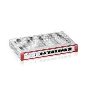 Защитна стена Zyxel USG FLEX 200 H, User-definable ports with 2*2.5G & 6*1G, 1*USB with 1 YR Gold Security Pack