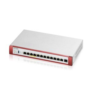 Защитна стена ZyXEL USG FLEX 500 H, 2*2.5G, 2*2.5G( PoE+) & 8 Gigabit user-definable ports, 1*USB with 1 YR Gold Security Pack