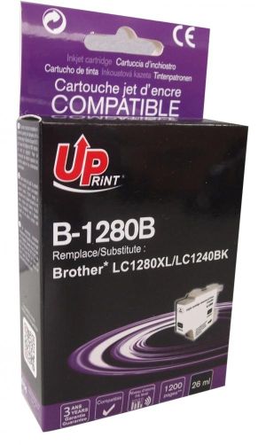 Inkjet UPRINT LC1280XL/1240/1220, BROTHER, negru
