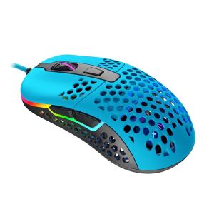 Mouse pentru gaming Xtrfy M42 Miami Blue, RGB, Blue
