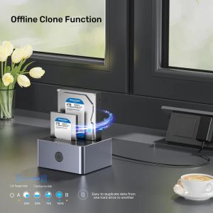 Unitek докинг станция Storage - HDD Dock - 2 BAY - Y-3026GY01-EU