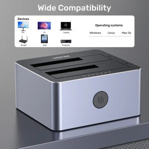 Unitek докинг станция Storage - HDD Dock - 2 BAY - Y-3026GY01-EU