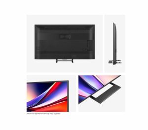 Телевизор Hisense 65" A7Q, 4K Ultra HD 3840x2160, QLED, HDR 10+, HLG, Dolby Vision, Dolby Atmos, Smart TV, Light Sensor, WiFi Direct, BT, Anyview Cast, 3xHDMI, 2xUSB, LAN, CI+, DVB-T2/C/S2, Black