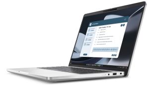 Лаптоп Dell Pro 14 Plus PB14255, AMD Ryzen 5 PRO 230 (22 MB cache, 6cores, up to 4.9 GHz, 16 TOPS NPU), 14" FHD+(1920x1200) IPS, 300nits AG, 32 GB: LPDDR5, 7500 MT/s, dc (onboard), 1TB M.2 2230 PCIe SSD, AMD Radeon 760M graphics, FHD HDR IR Cam and Mic, W