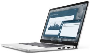 Лаптоп Dell Pro 14 PC14255, AMD Ryzen AI 5 PRO 340, 14" FHD+(1920x1200) IPS 300nits AG, 1x16GB DDR5 5600 MT/s, 512 GB SSD, AMD Radeon 840M graphics, FHD HDR IR Cam and Mic, Wi-Fi 6E,FPR, Backlit Kbd, Win11 Pro, Platinum, 3Y+ Dell Pro 14-16 Premium Slim Ba