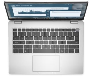 Лаптоп Dell Pro 14 PC14255, AMD Ryzen AI 5 PRO 340, 14" FHD+(1920x1200) IPS 300nits AG, 1x16GB DDR5 5600 MT/s, 512 GB SSD, AMD Radeon 840M graphics, FHD HDR IR Cam and Mic, Wi-Fi 6E,FPR, Backlit Kbd, Win11 Pro, Platinum, 3Y+ Dell Pro 14-16 Premium Slim Ba