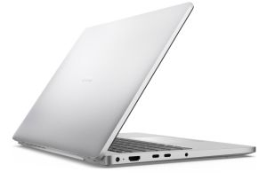 Лаптоп Dell Pro 14 PC14255, AMD Ryzen AI 5 PRO 340, 14" FHD+(1920x1200) IPS 300nits AG, 1x16GB DDR5 5600 MT/s, 512 GB SSD, AMD Radeon 840M graphics, FHD HDR IR Cam and Mic, Wi-Fi 6E,FPR, Backlit Kbd, Win11 Pro, Platinum, 3Y+ Dell Pro 14-16 Premium Slim Ba