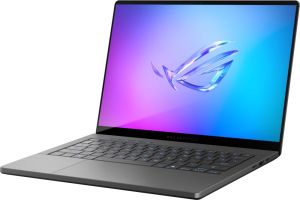 Лаптоп Asus ROG Zephyrus 14, GA403WR-QS092W, AMD Ryzen AI 9 HX 370  2.0GHz (36MB Cache, up to 5.1GHz),14.0 OLED WQXGA+(WQ+) 2880*1800 16:10 400nits, 120 Hz,LPDDR5X 32GB ( onbd) ,1TB G4,RTX5070 Ti 12GB,Wi-Fi 7 ,Backlit Kbd 1-Zone RGB, Windows 11,Grey