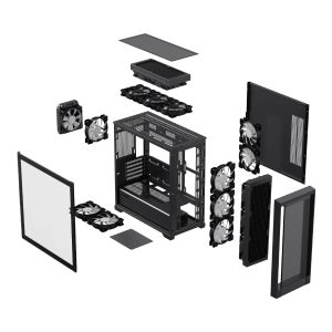 Gamemax Case mATX - DEFENDER MB - Addressable RGB