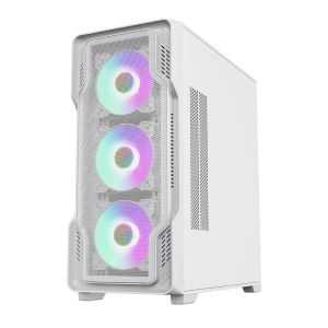 Gamemax Case EATX - SIEGE White - Addressable RGB