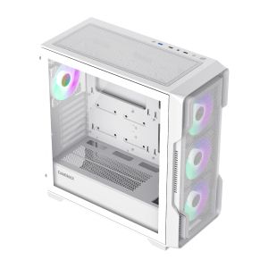 Gamemax Case EATX - SIEGE White - Addressable RGB