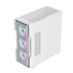 Gamemax Case EATX - SIEGE White - Addressable RGB