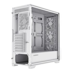 Gamemax Case EATX - SIEGE White - Addressable RGB